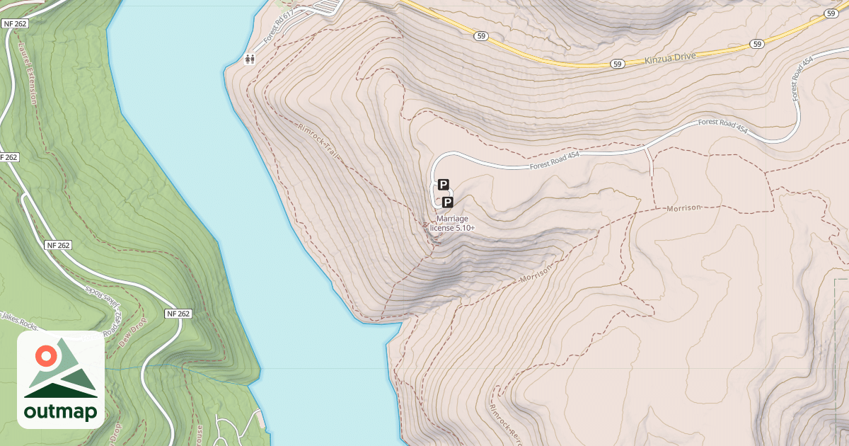 Map of Marriage license
