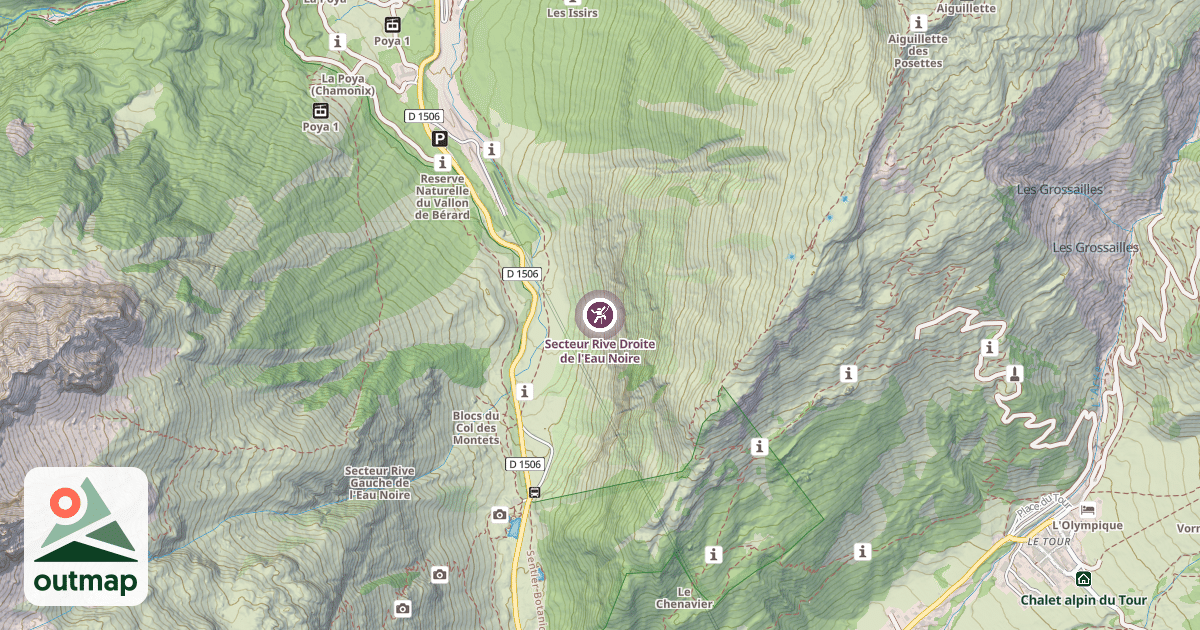 Map of Secteur Rive Droite de l'Eau Noire