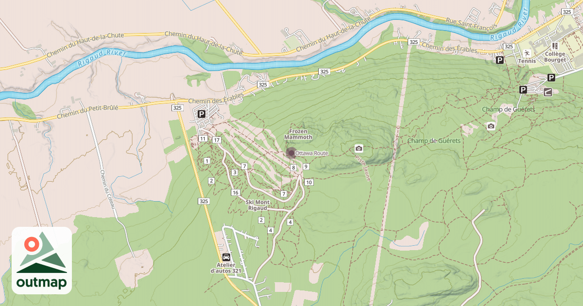 Map of Ottawa Route