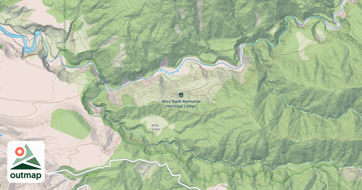Map of Alice Nash Memorial Heritage Lodge