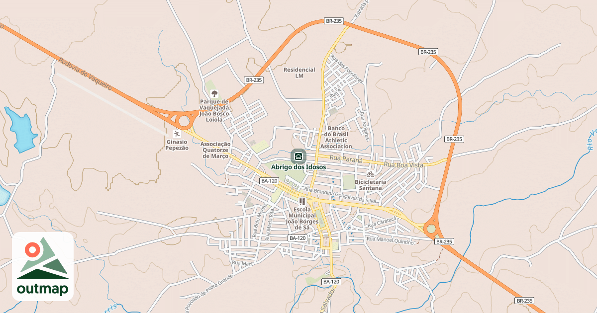 Map of Abrigo dos Idosos