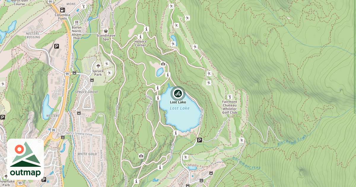 Map of Lost Lake