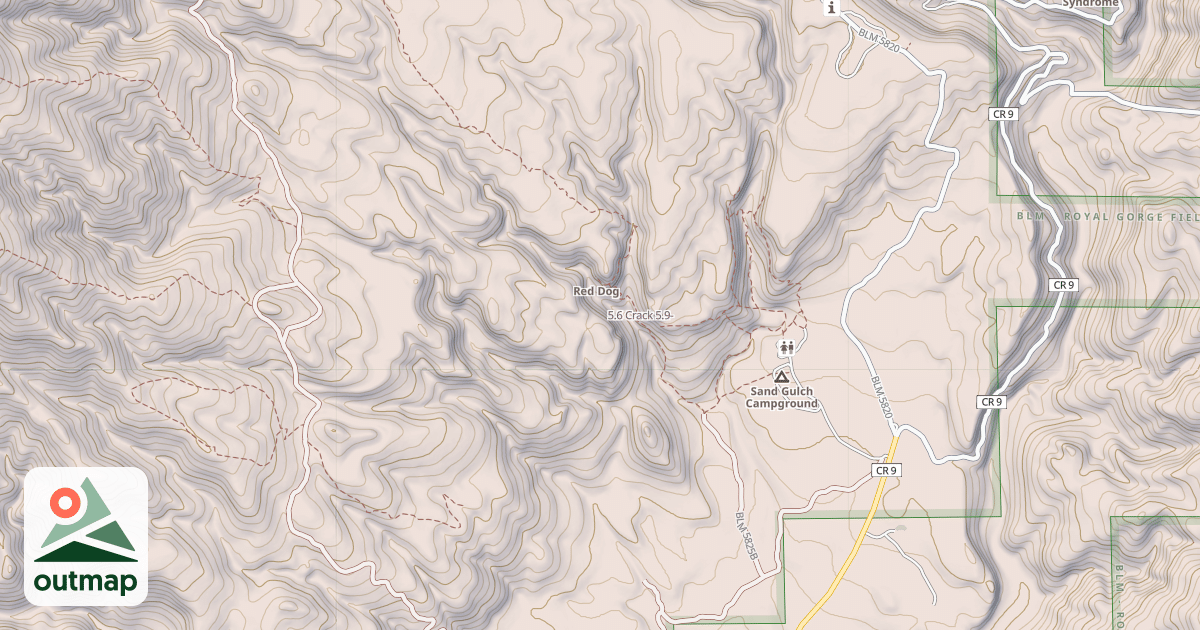 Map of 5.6 Crack