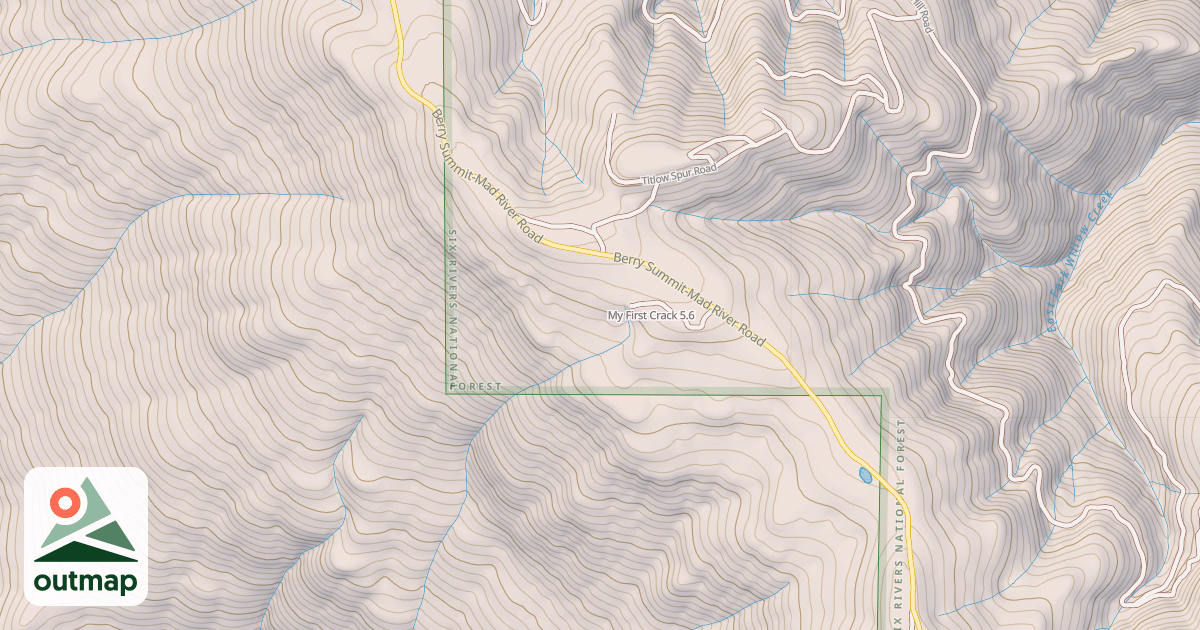 Map of My First Crack