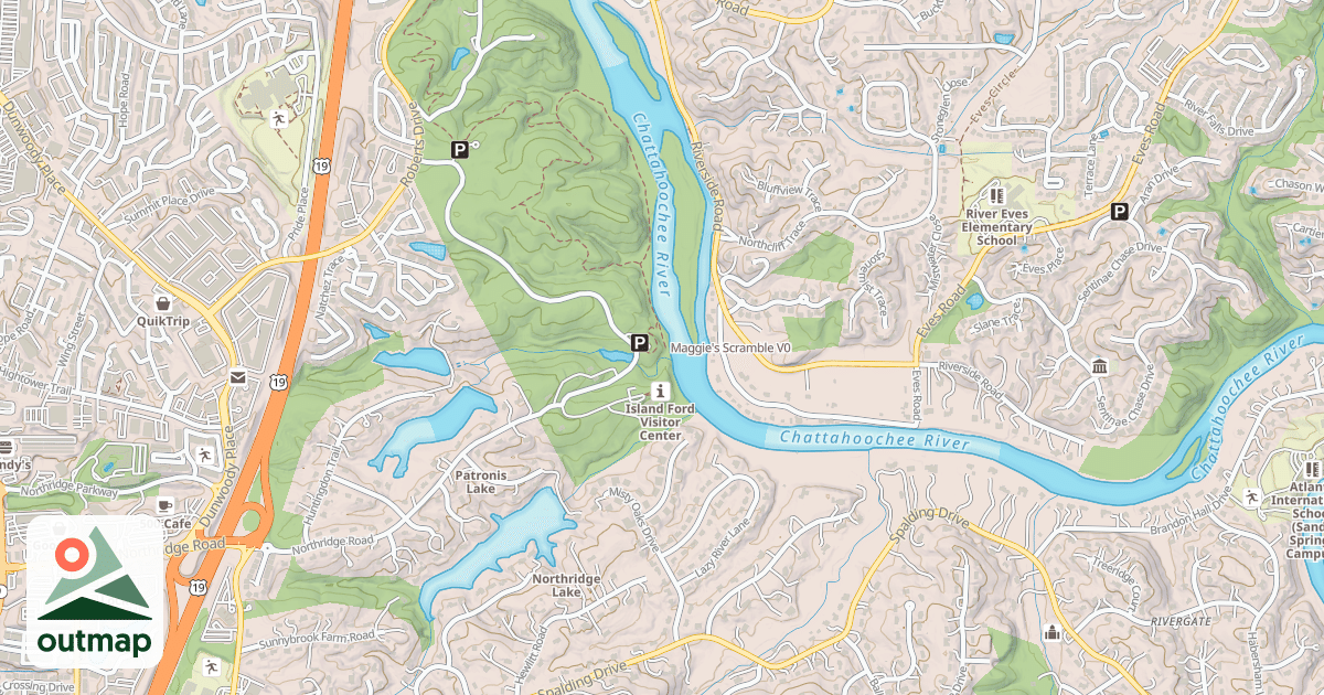 Map of Maggie's Scramble