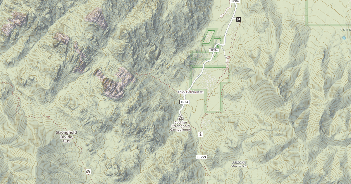 Map preview of Thick Delicious