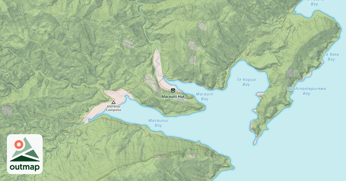 Map of Marauiti Hut