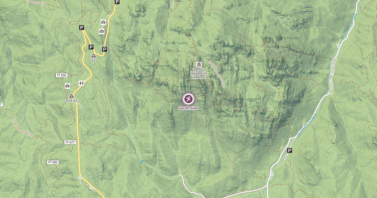 Map preview of South Side