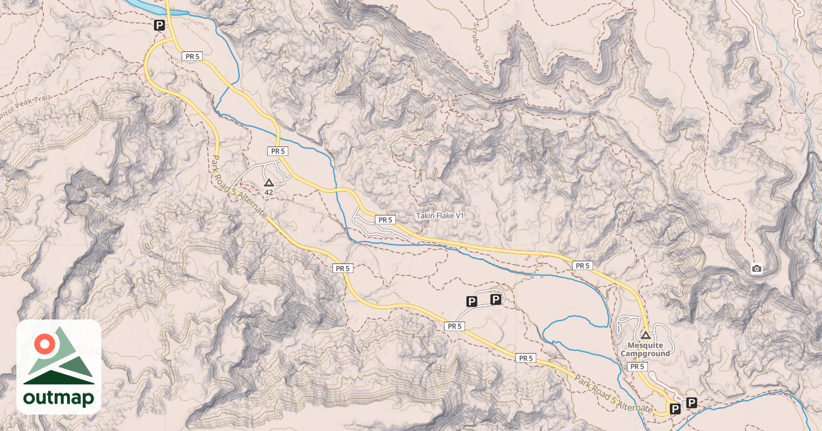 Map of Takin Flake