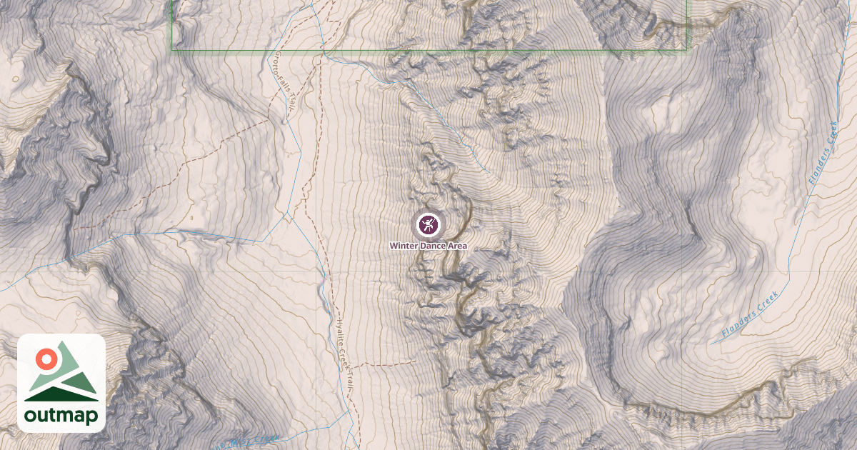 Map of Winter Dance Area