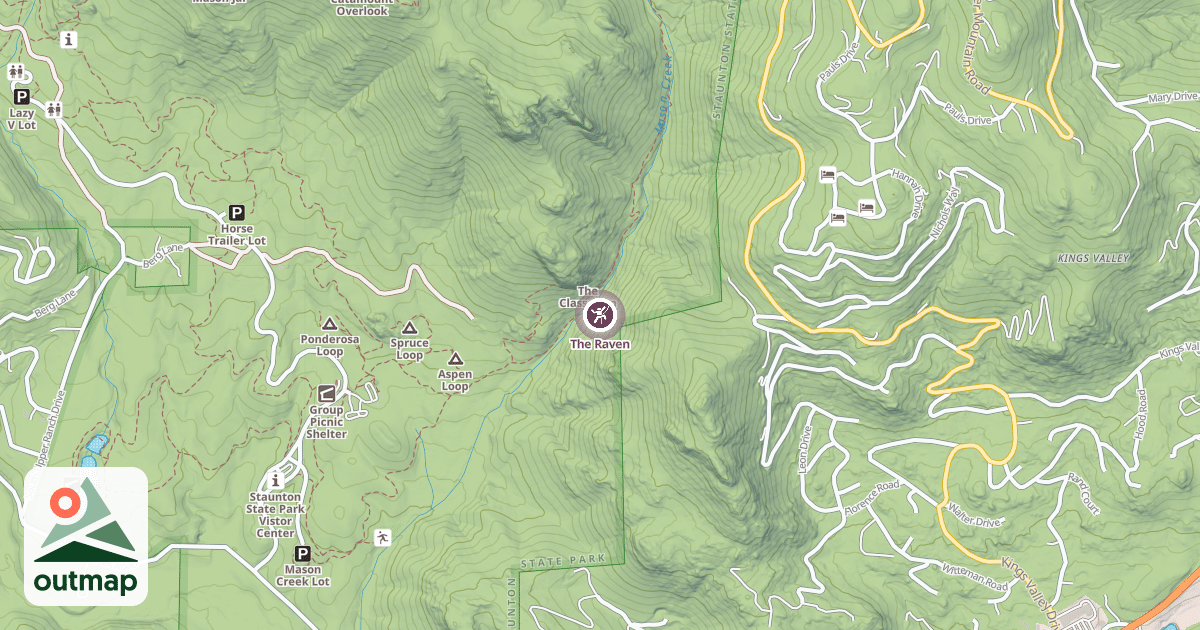 Map of The Raven
