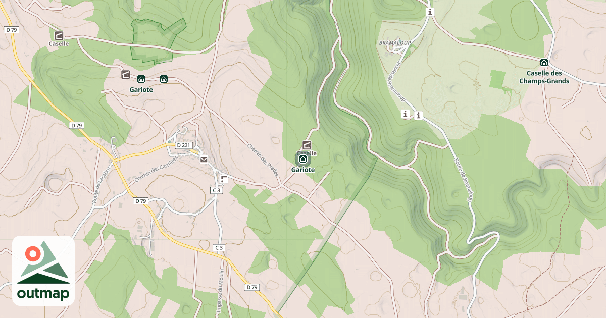 Map of Gariote