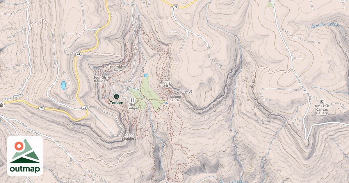 Map of Charley