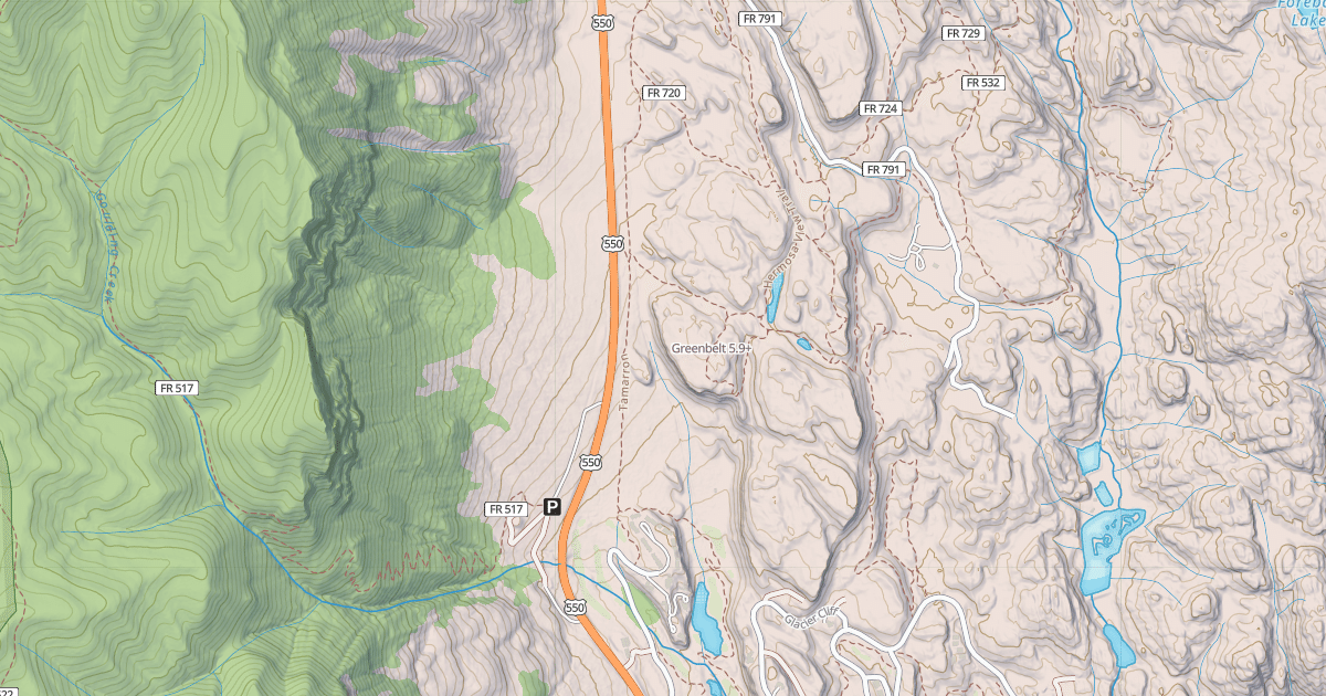 Map preview of Greenbelt