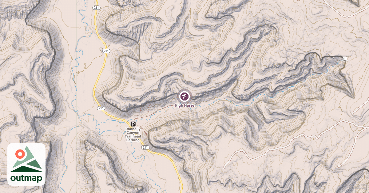 Map of High Horse