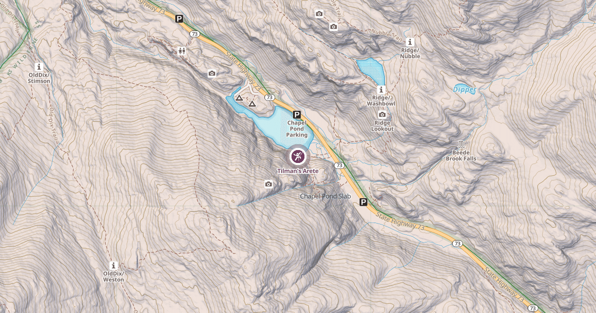 Map preview of Tilman's Arete