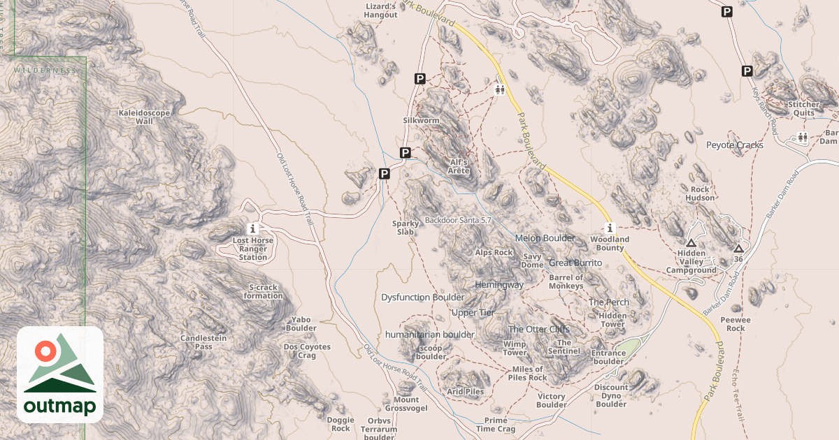Map of Backdoor Santa