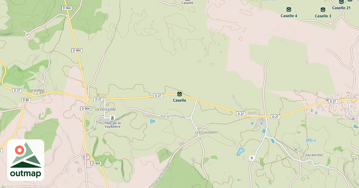 Map of Caselle