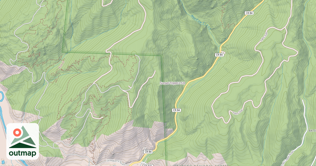 Map of Sunset Triplet 2