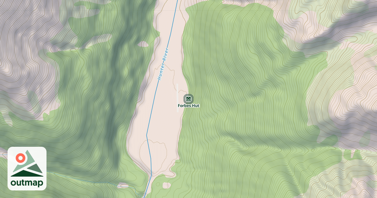 Map of Forbes Hut