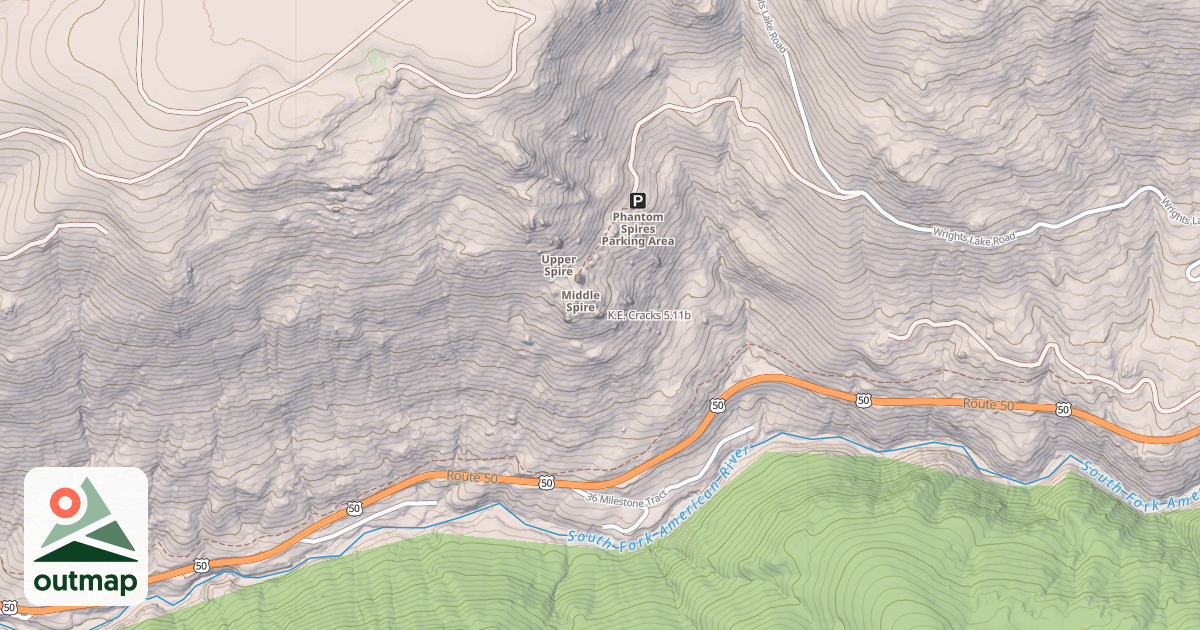 Map of K.E. Cracks
