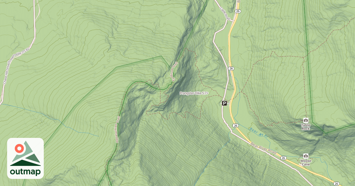 Map of Prangster Dike