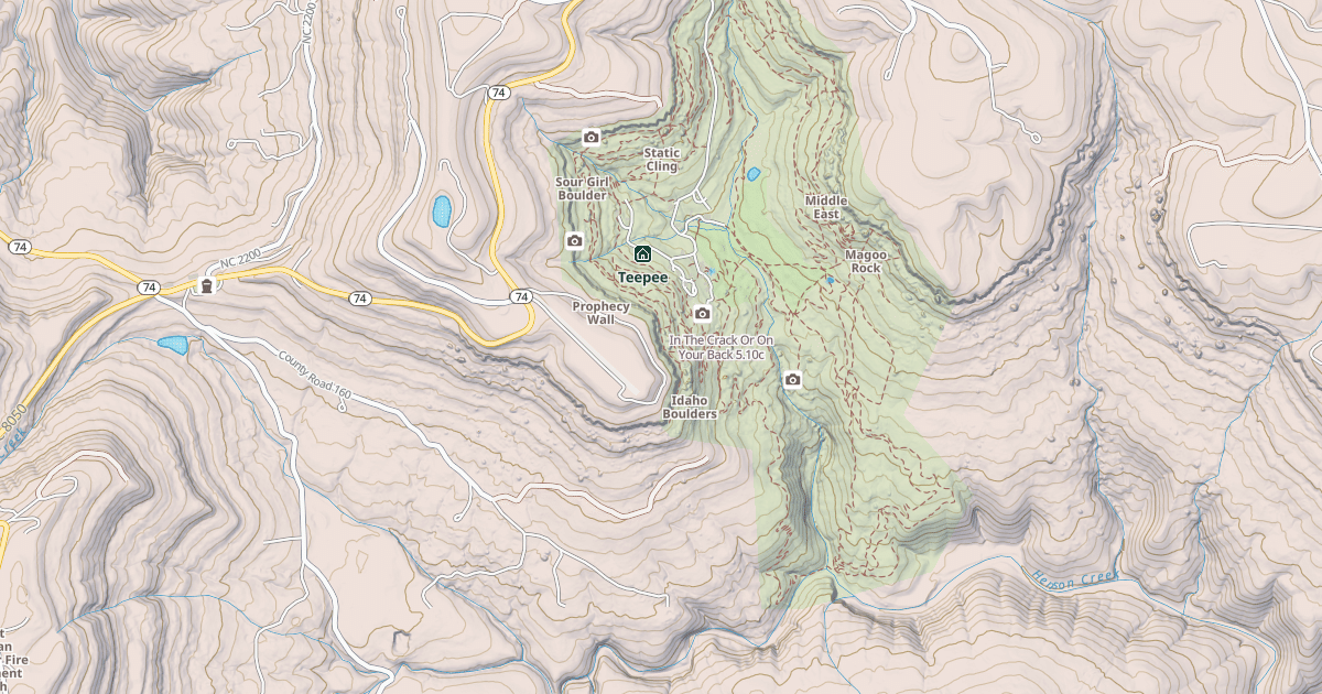 Map preview of In The Crack Or On Your Back