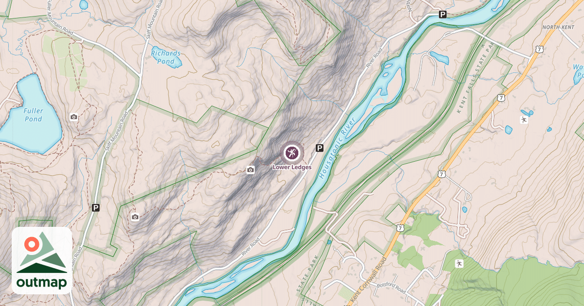 Map of Lower Ledges