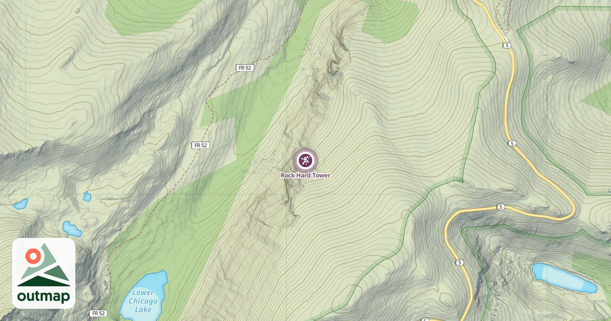 Map of Rock Hard Tower