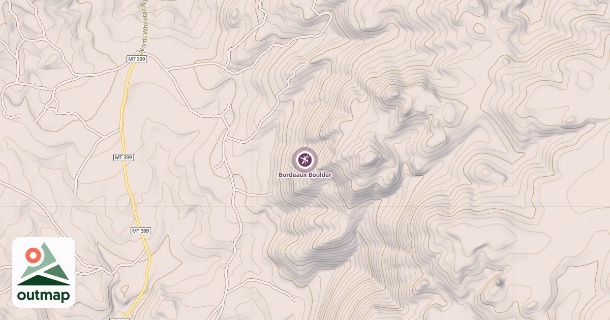 Map of Bordeaux Boulder