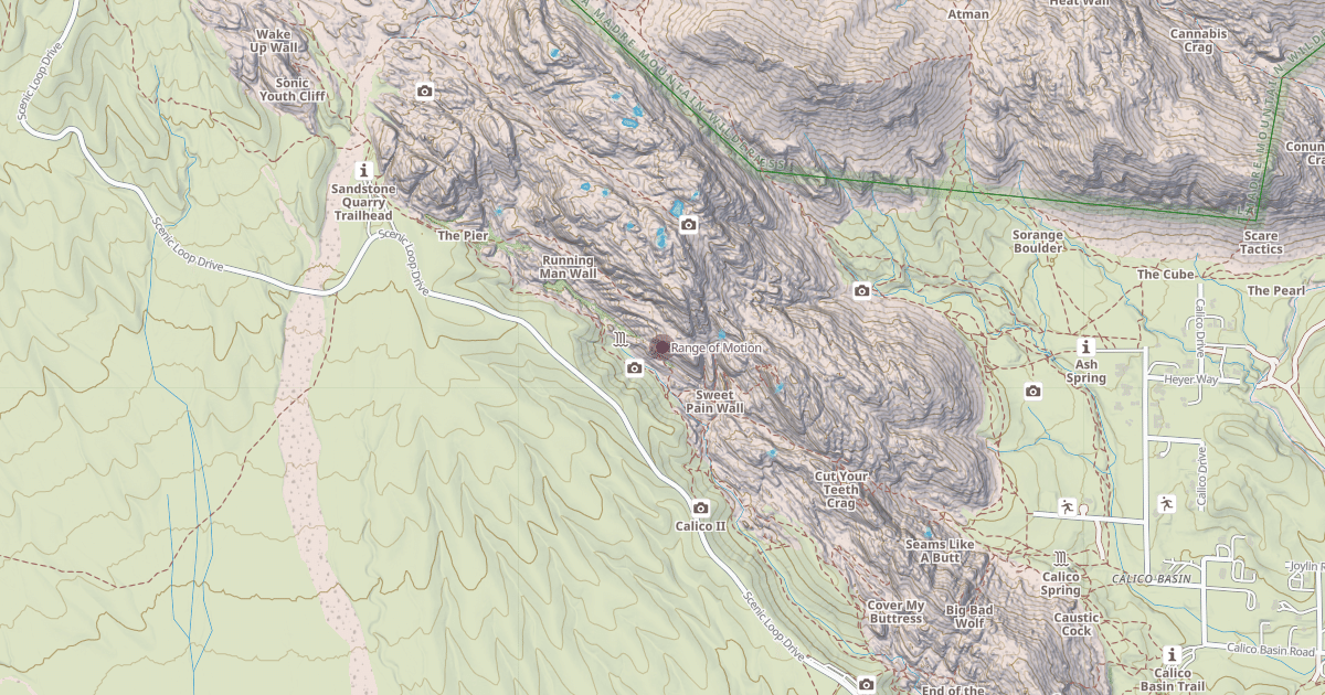 Map preview of Range of Motion