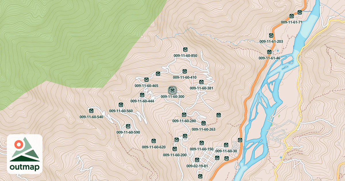 Map of 009-11-60-300