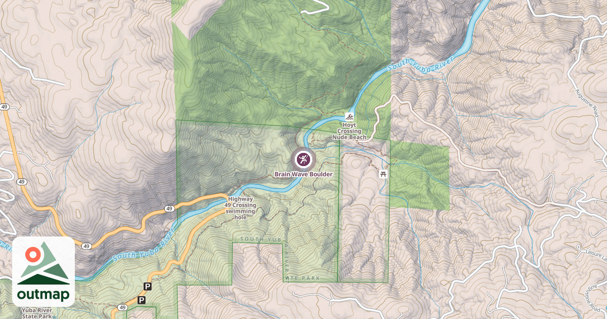 Map of Brain Wave Boulder