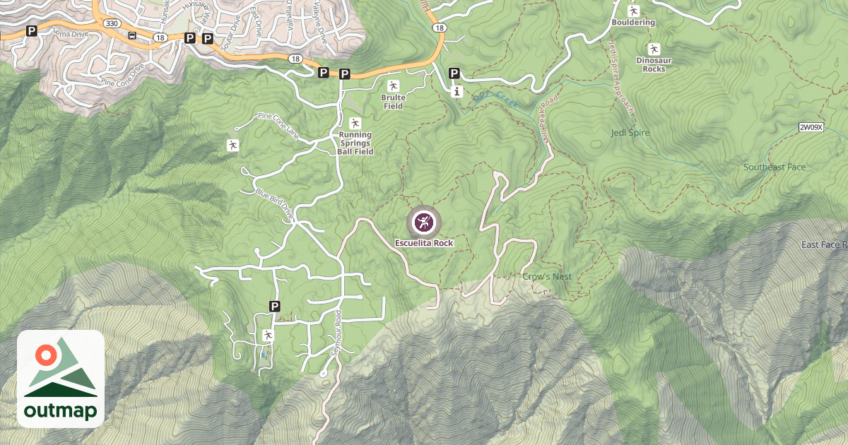 Map of Escuelita Rock