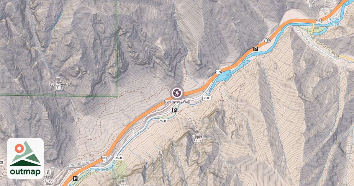 Map of Northwest Wall