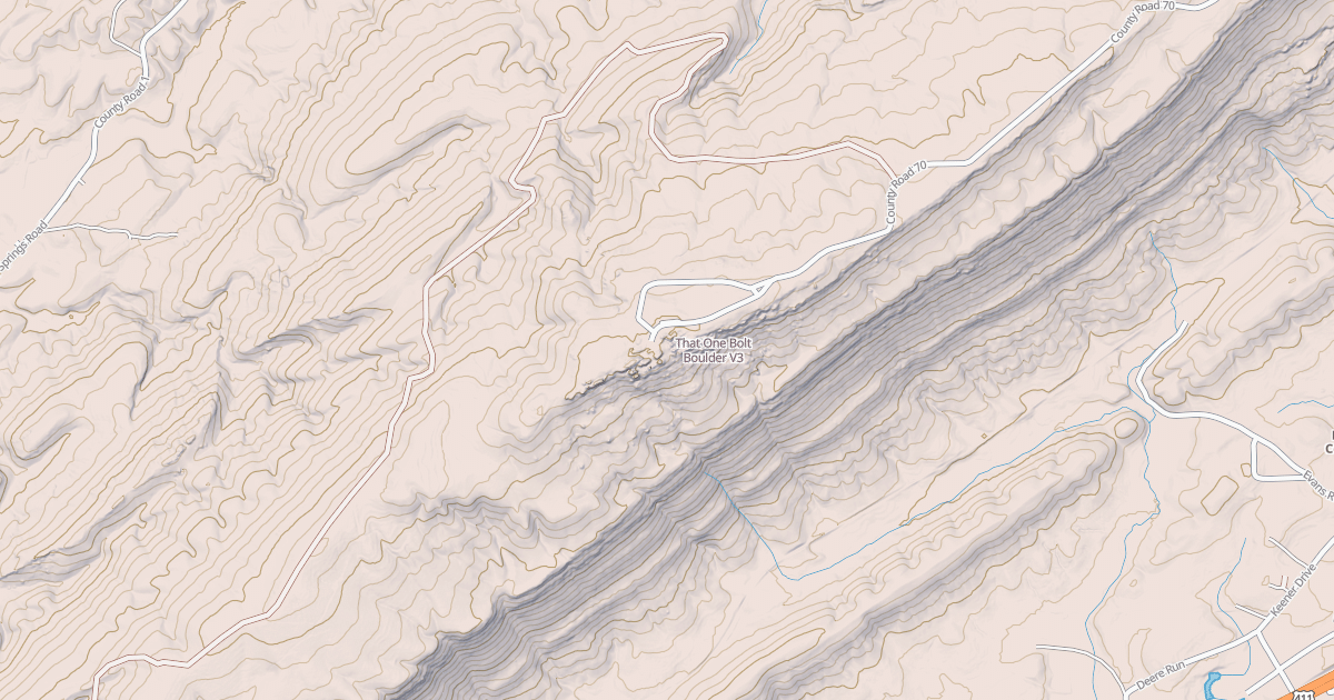 Map preview of That One Bolt Boulder