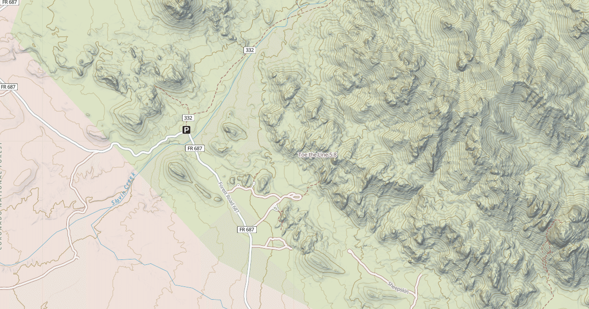 Map preview of Toe the Line