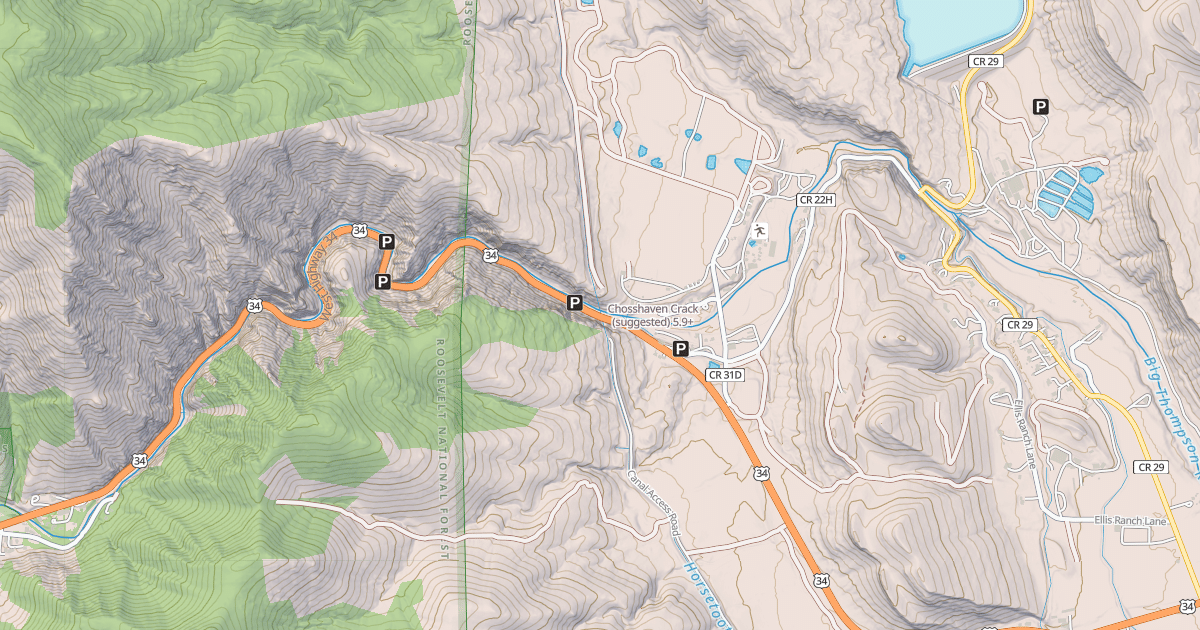 Map preview of Chosshaven Crack (suggested)