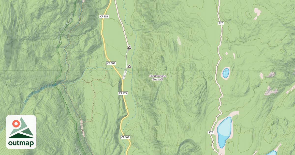 Map of Charlemagne Arete