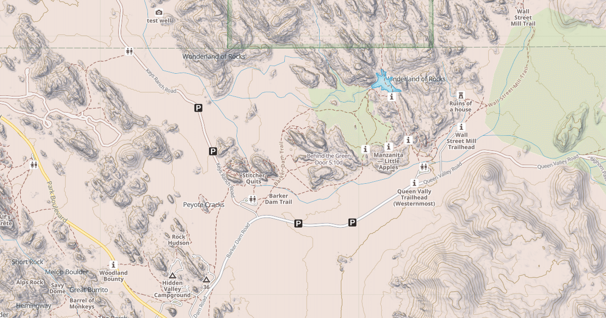 Map preview of Behind the Green Door