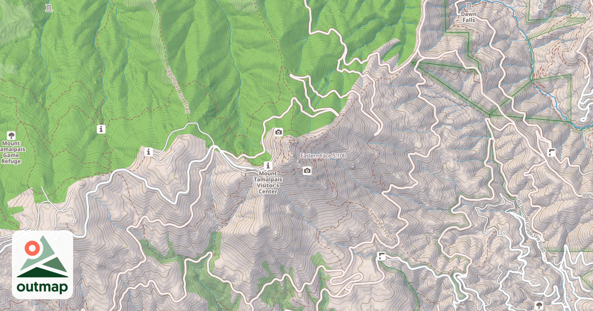 Map of Eastern Face