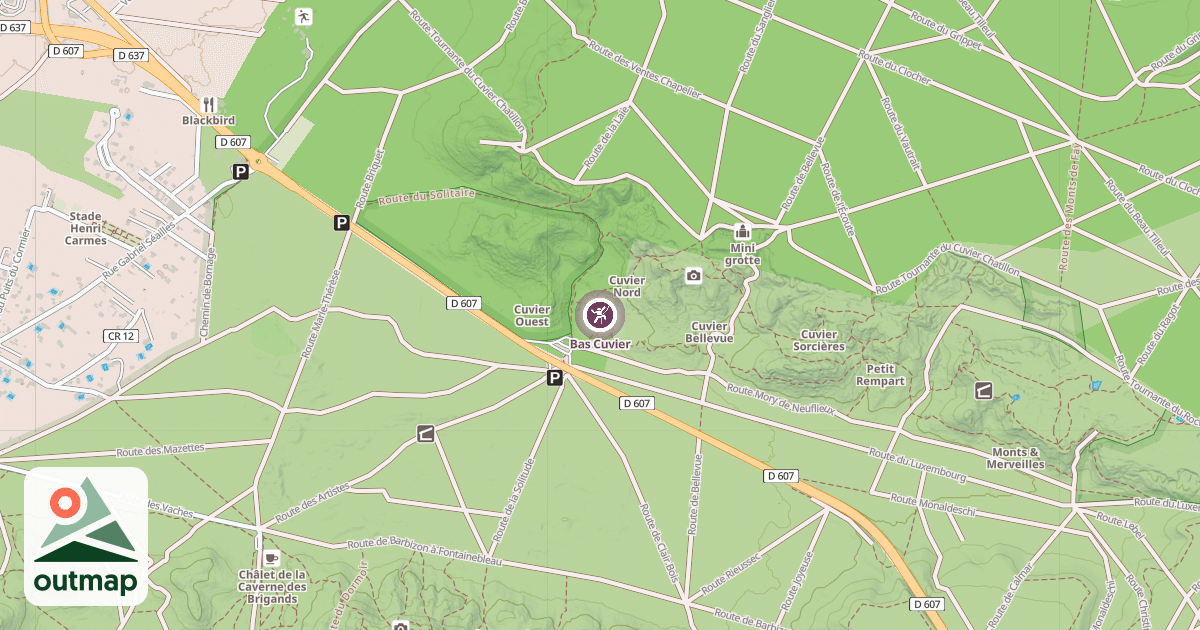 Map of Bas Cuvier