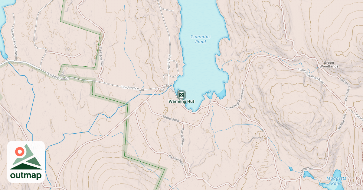 Map of Warming Hut