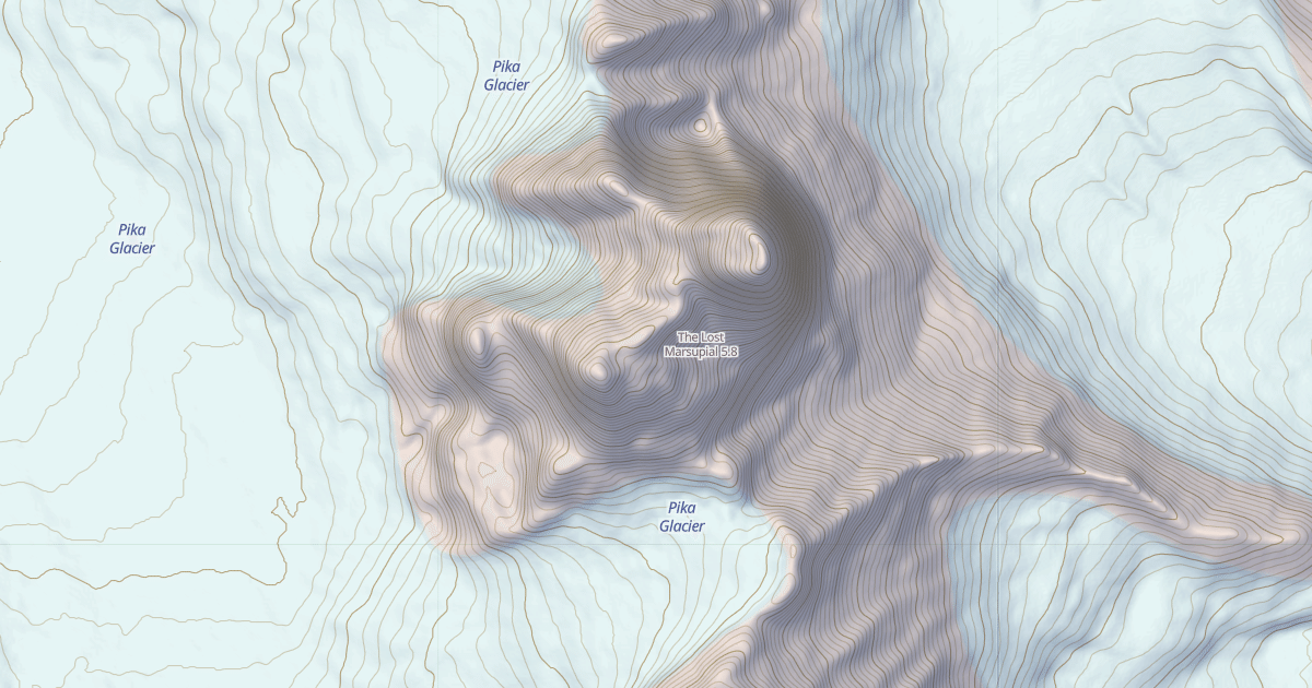 Map preview of The Lost Marsupial