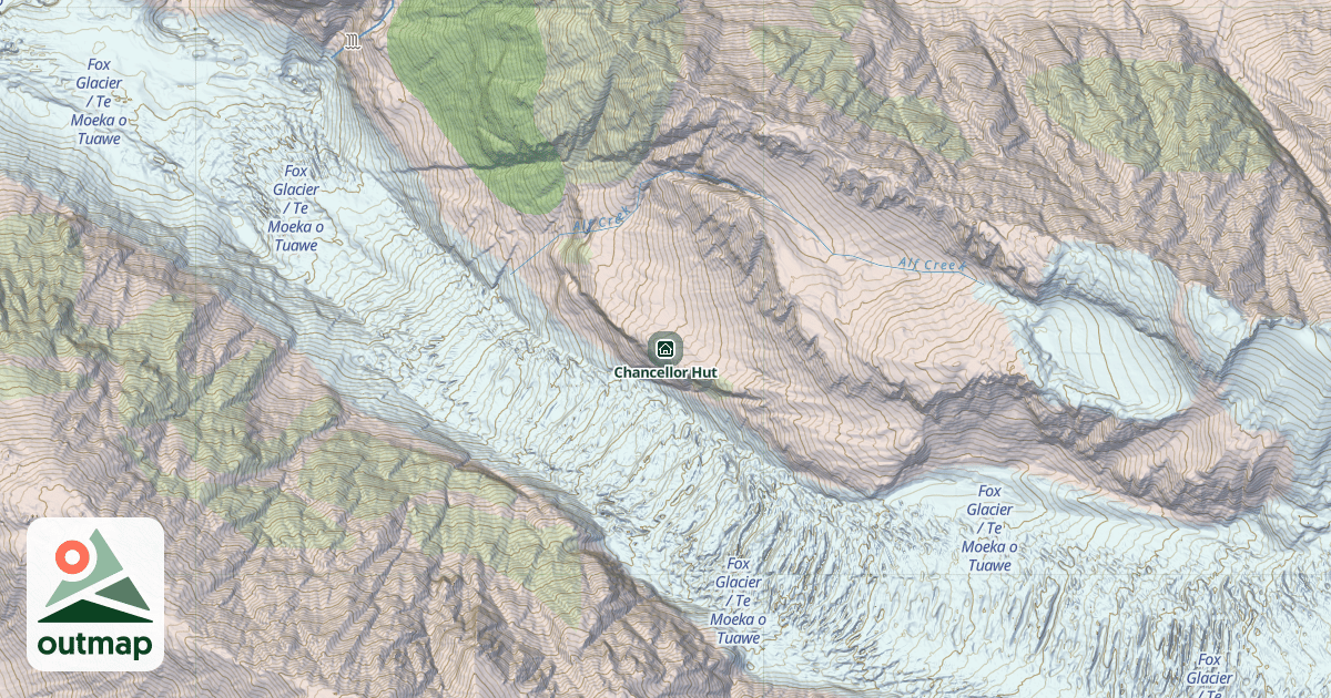 Map of Chancellor Hut