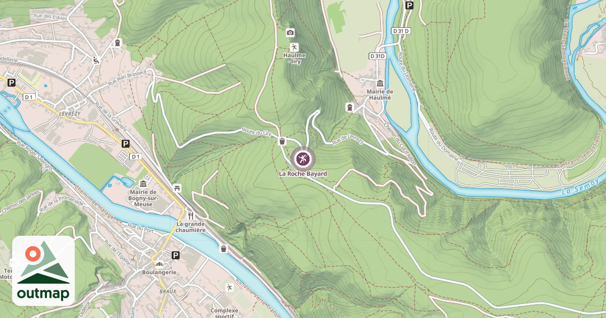Map of La Roche Bayard
