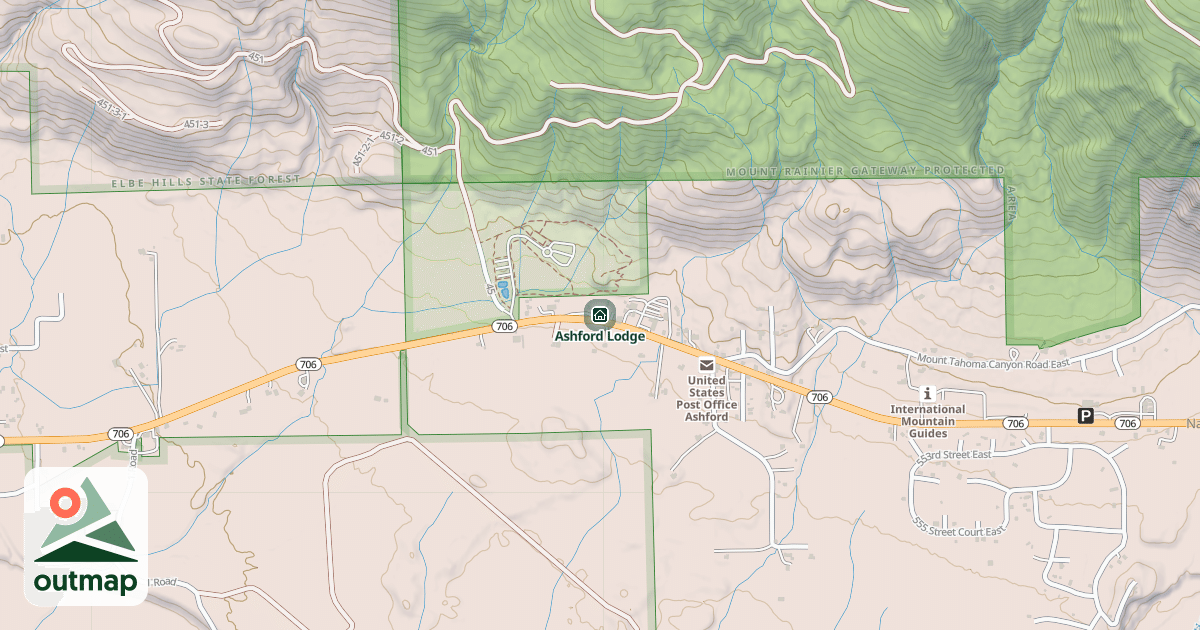 Map of Ashford Lodge
