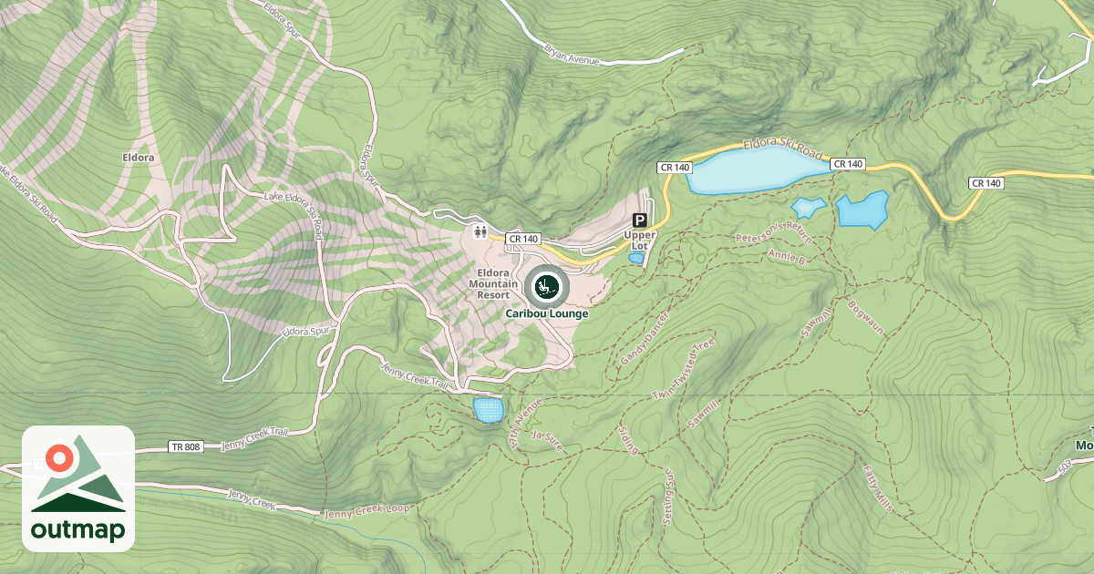 Map of Caribou Lounge