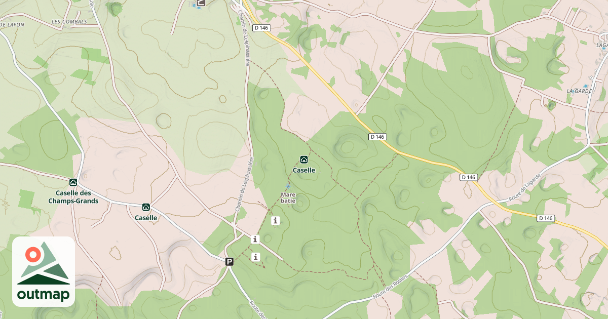 Map of Caselle