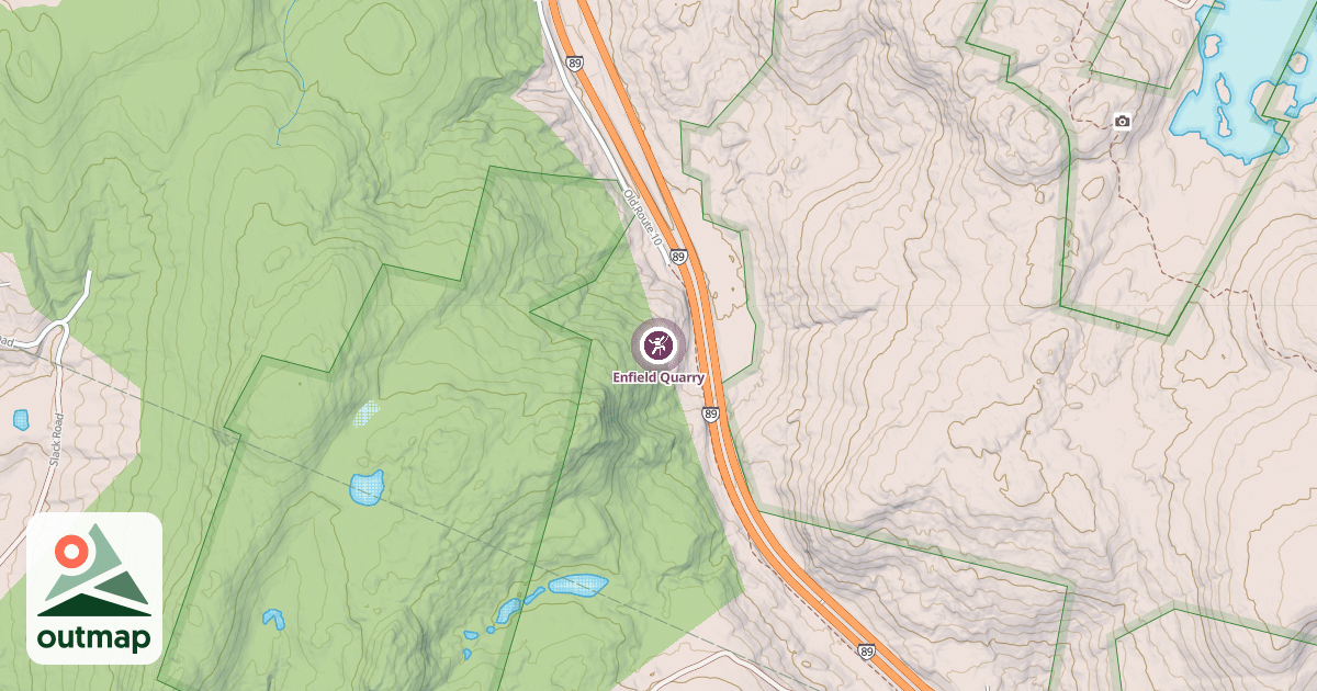 Map of Enfield Quarry